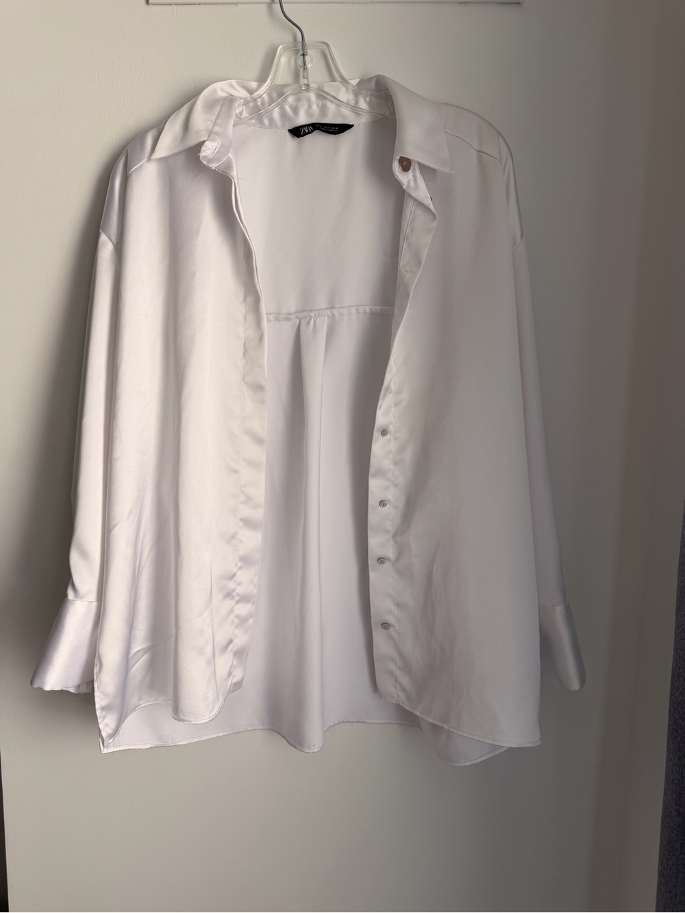 ♥️Zara White Button Shirt